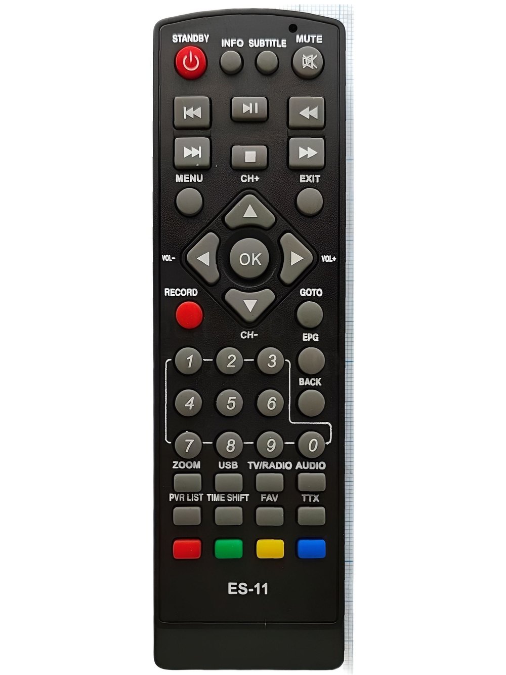 Пульт EUROSKY ES-11 ( DVB-T2 ) HUAYU