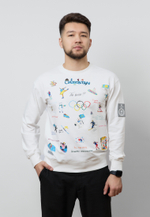 Свитшот OLYMPIC CHILD WHITE
