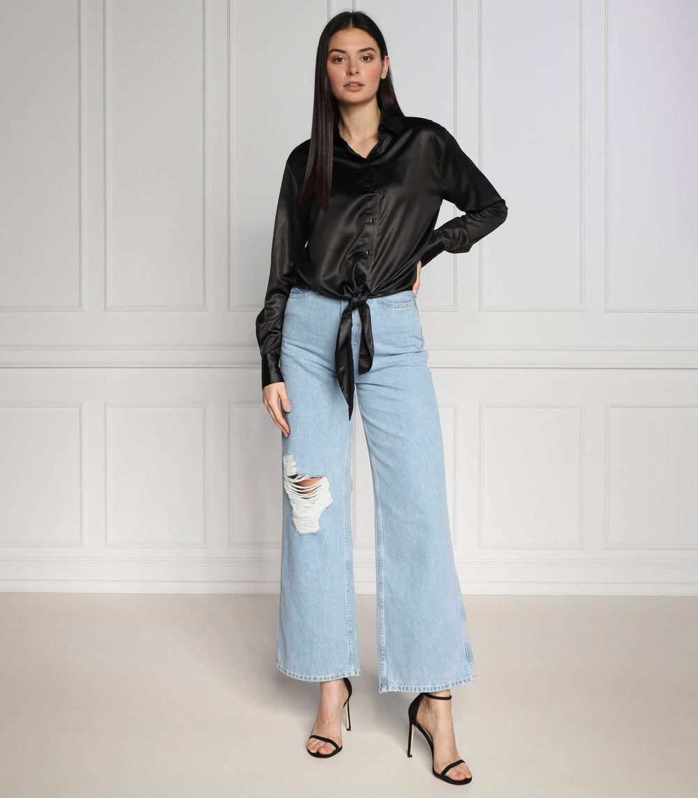 рубашка GUESS - черный(W3RH04 WF520)