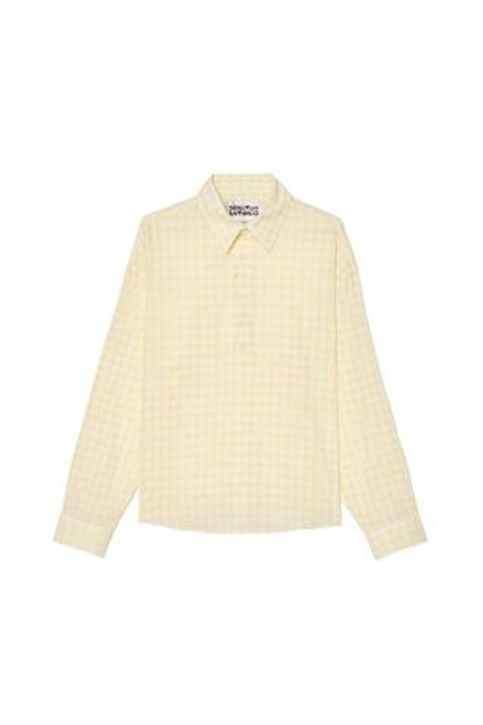 ZARA X BENITO ANTONIO РУБАШКА С ВОРОТНИКОМ ПОЛО, ЖЕЛТЫЙ