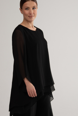 Туника 4696А, черный #295Че204696А