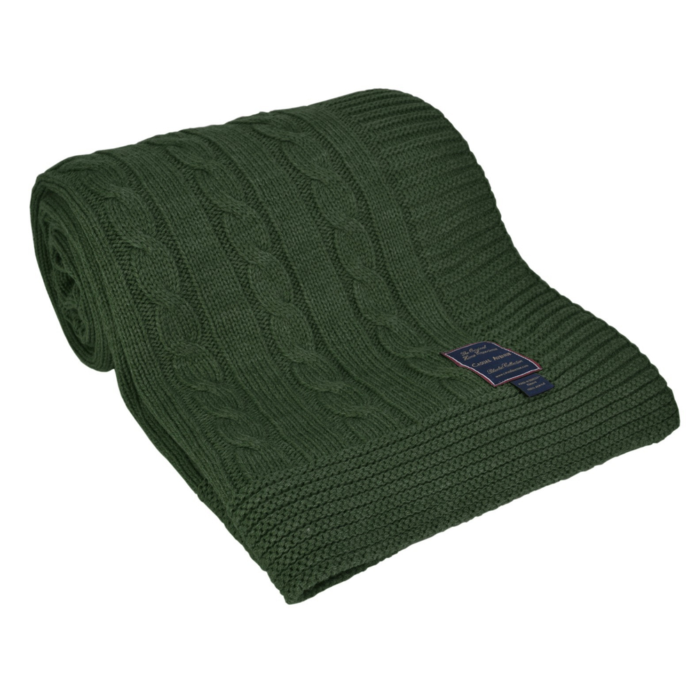 Плед 130х170 Boston от Casual Avenue темно-зелёный Турция