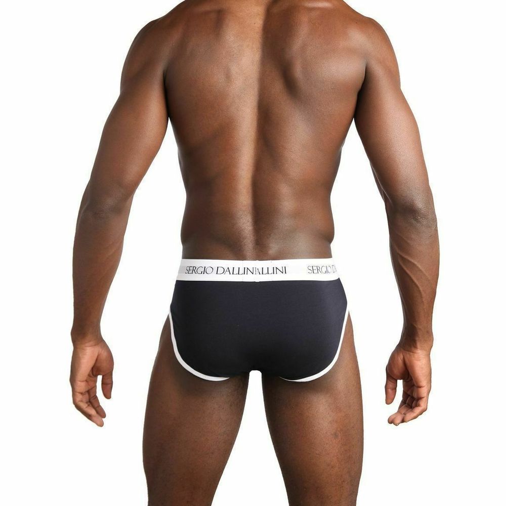 Мужские трусы брифы черные  Sergio Dallini SG2940-5
