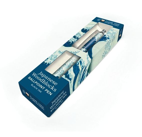 Qələm \ Ручка Katsushika Hokusai: The Great Wave Boxed Decorative Ballpoint Pen
