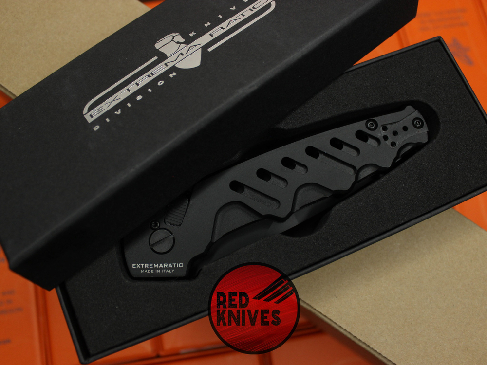 Нож Extrema Ratio Caimano Nero AUTO - черный