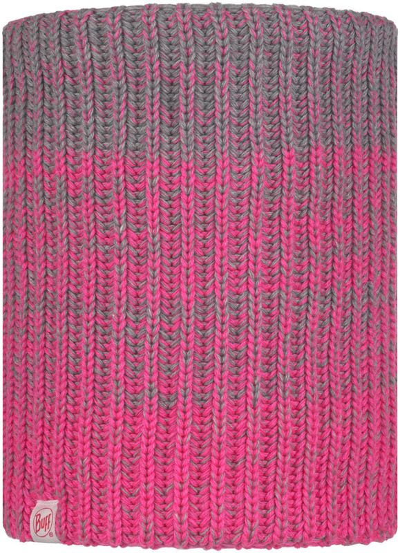 Вязаный шарф-труба с флисом детский Buff Neckwarmer Knitted Polar Gella Pump Pink Фото 1