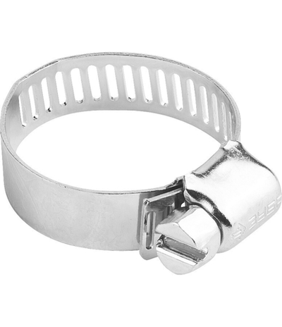 ЗУБР Х-12П, 19 - 44 мм, просечная лента 12.7 мм, цинк, 100 шт, хомут стальной (37805-019-44-100)