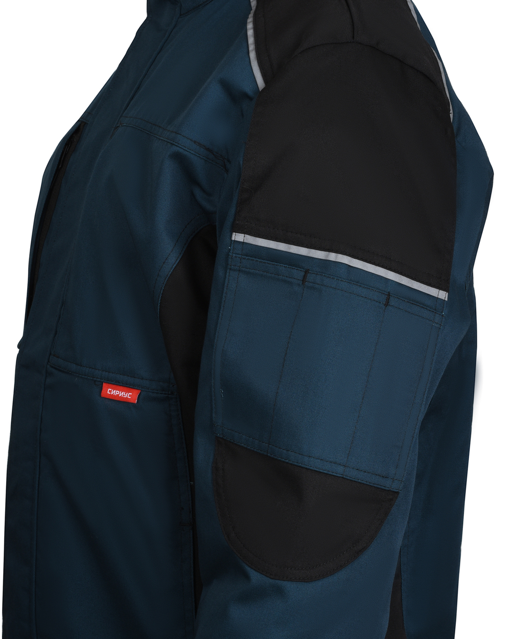 Костюм СИРИУС-ЦИТРИН куртка, полукомбинезон, морена с черным