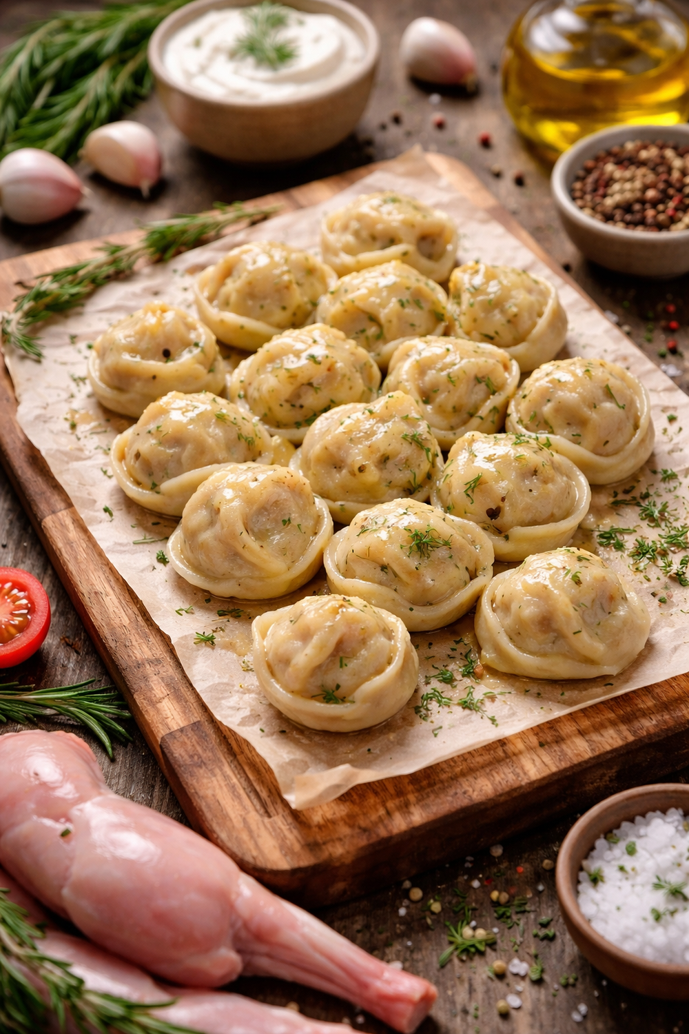 Пельмени из кролика ТМ Мясная деревня 450 г