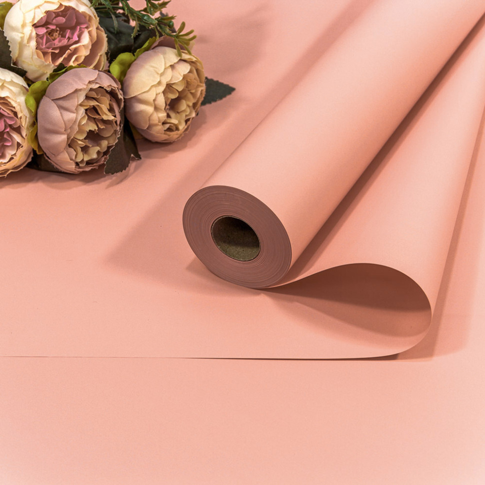 Пленка В рулоне 32 м х 58 см (Розовый)