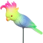 Фигура на спице «Попугай какаду» 15*40см для отпугивания птиц