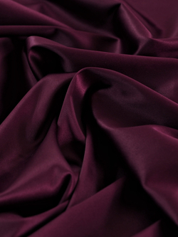 Атлас стрейч глянцевый цвет слива метражом