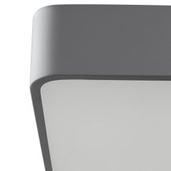 Светильник LED ЭРА Geometria SPO-164-W-40K-110 Quadro 110Вт 4000К 10500Лм IP40 800*800*80 белый подвесной | Декоративные светильники Geometria