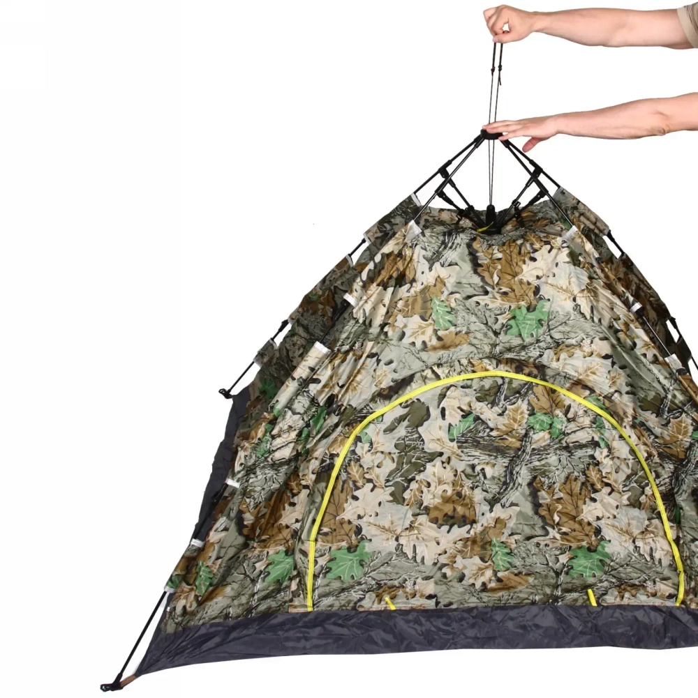 Палатка туристическая Катунь-2 однослойная, зонтичного типа, 200*150*110 см, цвет хаки