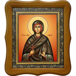 Фаина Анкирская (Коринфская), мученица дева. Икона на холсте.