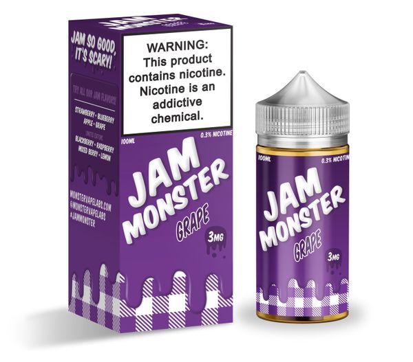 Купить Жидкость JAM MONSTER Original - Grape (100ml)