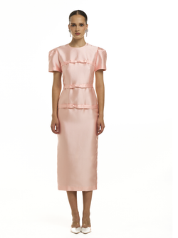 Платье Bon Bon (Бон бон) миди, розовое