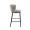 Полубарный стул Ciselia 65 см, серое букле