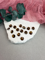 Риволь Rivoli 8 мм, Smoked topaz