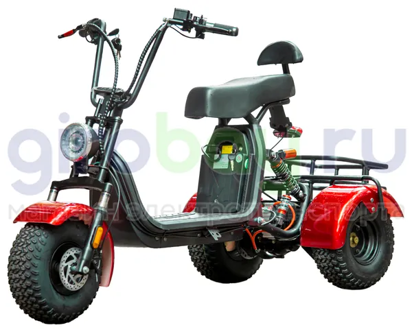 Электроскутер GT Trike X5 Off-Road - Красный фото №1
