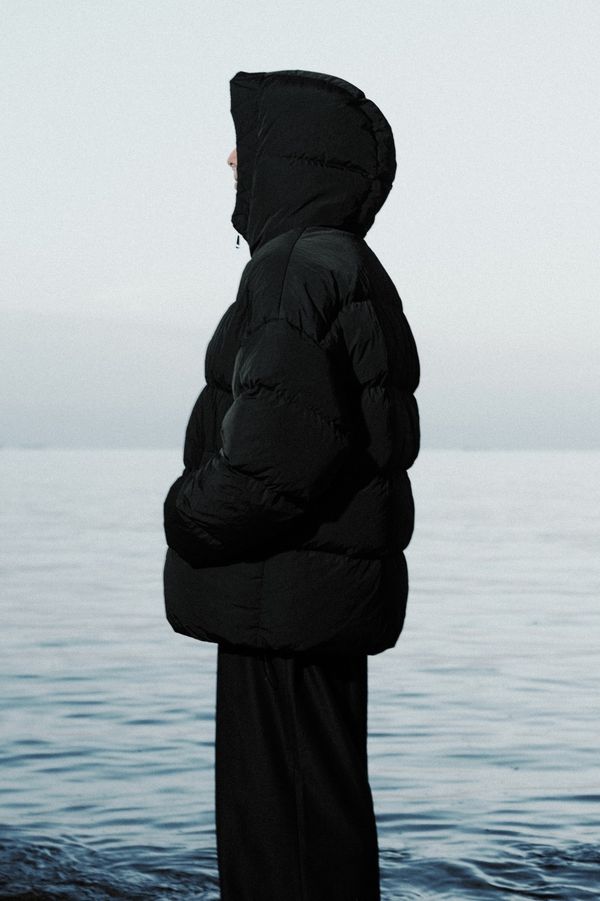 Пуховик Unity Puffer 2.0 crumpled черный - фото 3