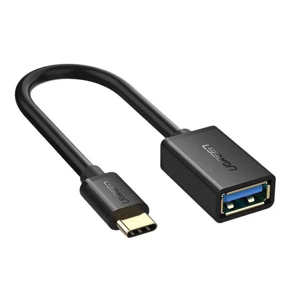 Кабель UGREEN US154 USB-C Male to USB 3.0 A Female Cable (Black)