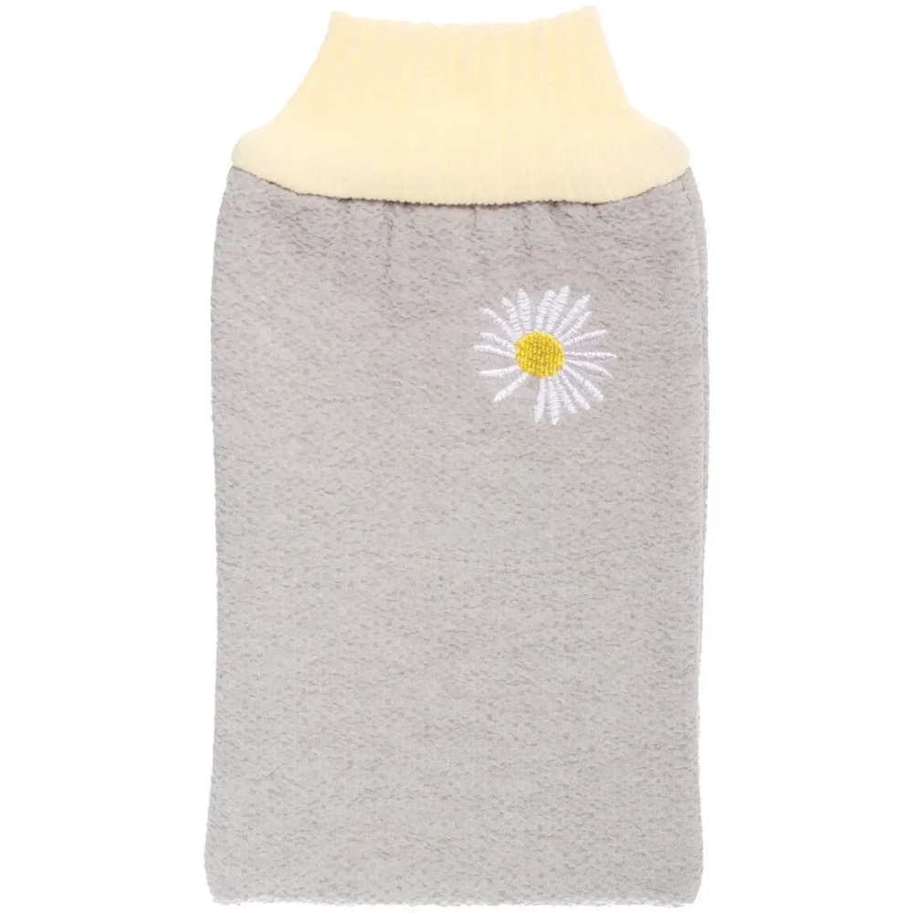 Мочалка - варежка массажная «Premium - RIKOTTO», цвет серый, 24,5*15,5см (ZIPпакет)