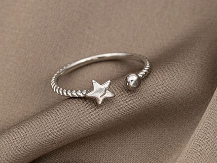Фаланговое кольцо "Звезда"
