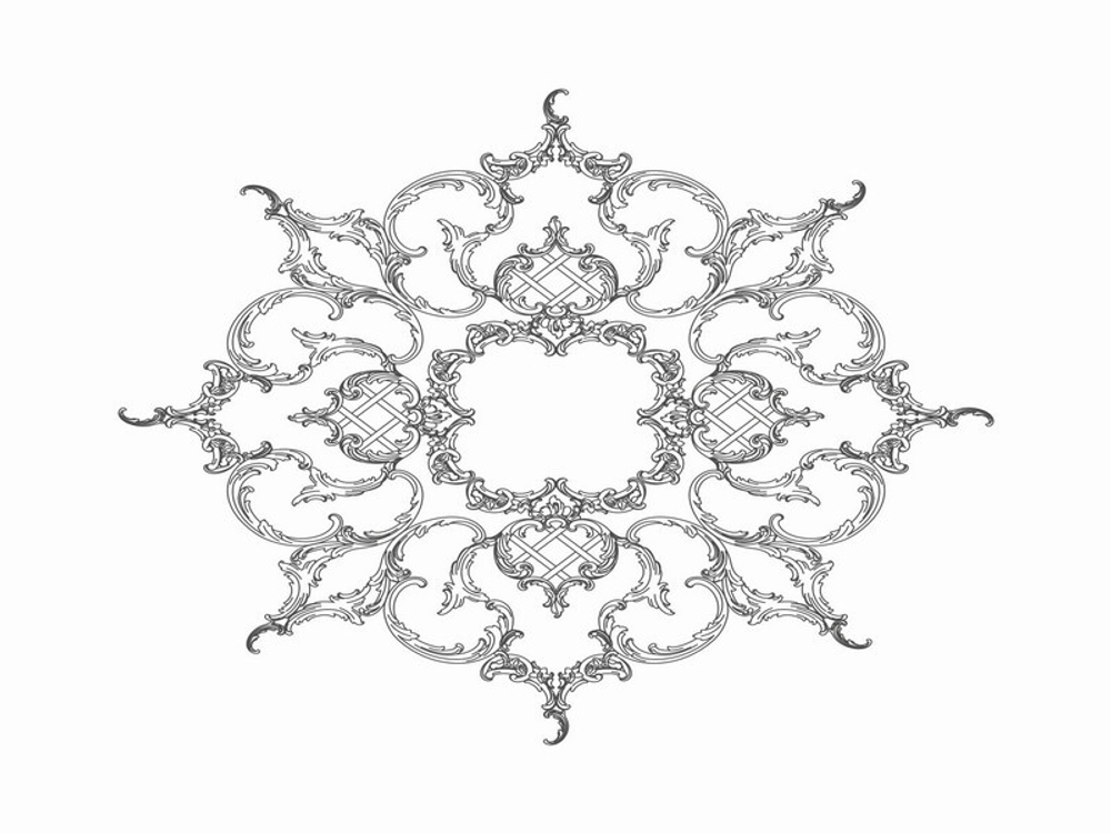 Розетка RODECOR 87041RC 1260*1260 мм