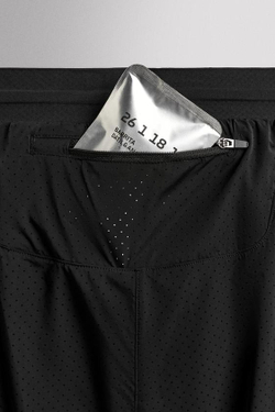 ZARA ШОРТЫ ДЛЯ БЕГА 2 В 1, ЧЕРНЫЙ