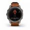 Garmin Fenix 7 Pro Sapphire Solar – титан, кожаный ремешок, премиальные умные часы