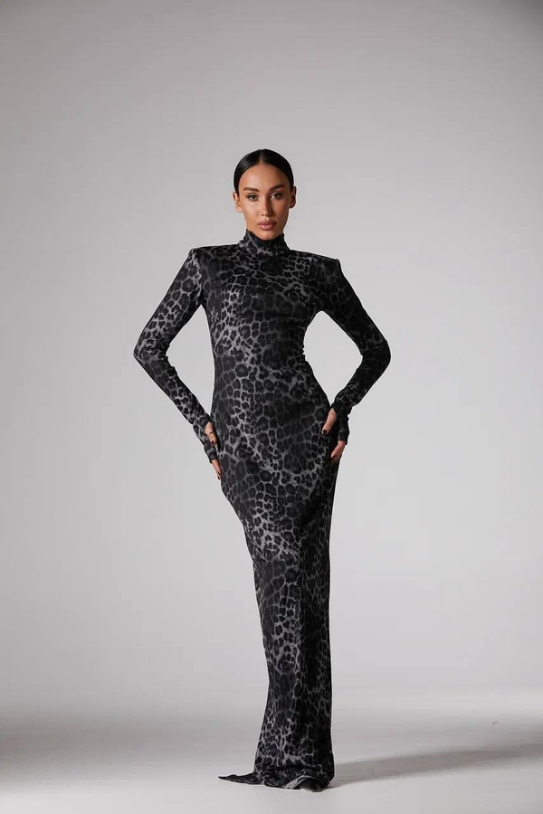 Платье "LEO" серый