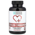 Zhou Nutrition, Цейлонская корица, 60 капсул (600 мг на капсулу)