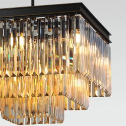 Citilux Мартин CL332232 Люстра хрустальная подвесная Шампань