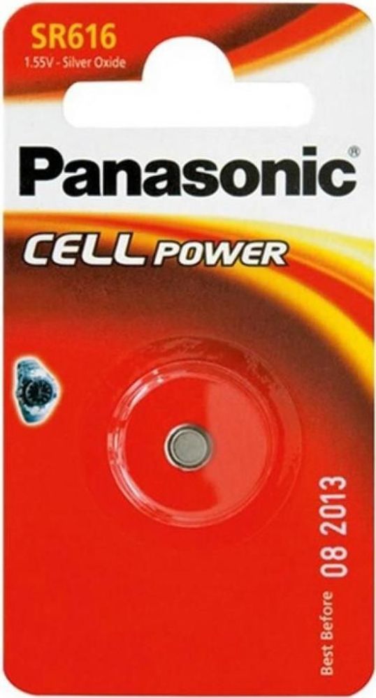 Батарейка Panasonic Silver Oxide SR-616 серебряно-оксидная 1 шт