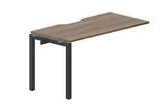 стол Polo 1380х680х750мм (с эргономичным вырезом) - приставной элемент