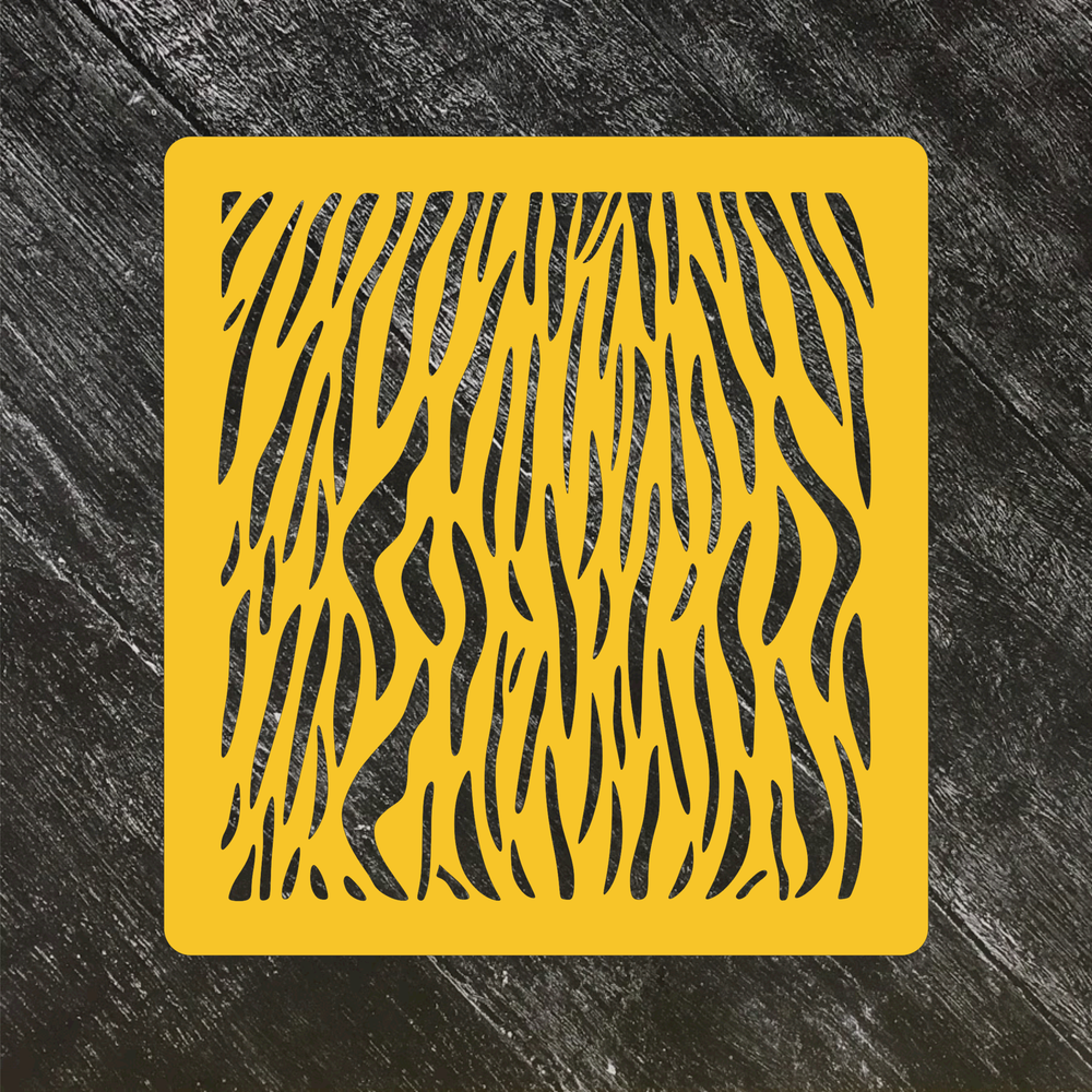 Трафарет Новый год 2022 №3 Тигриные полосы