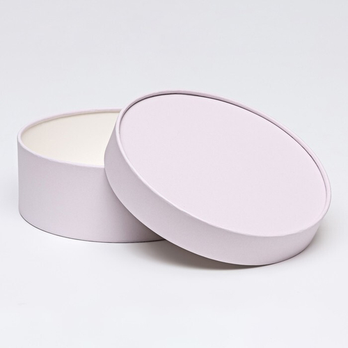 Коробка, круглая "Нежность" лиловая, 20,5 х 7 см