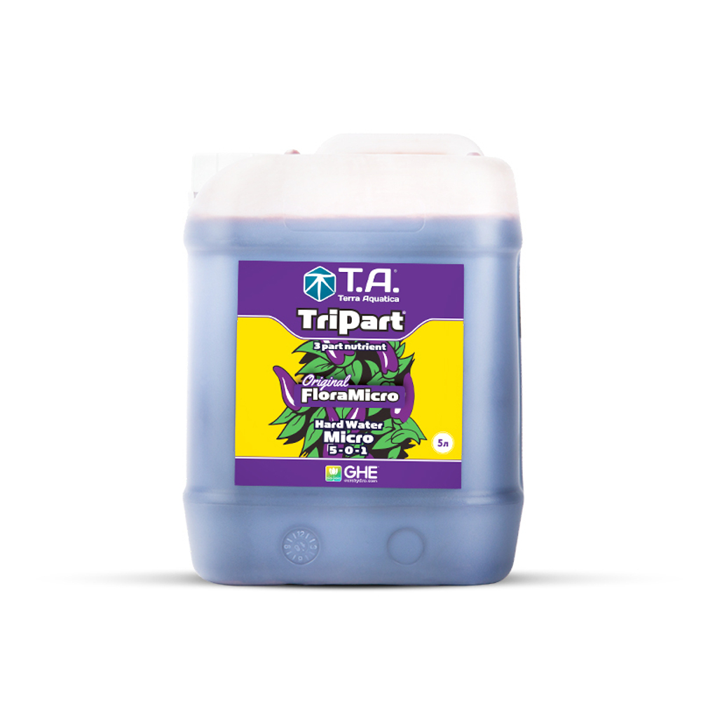 Terra Aquatica TriPart Micro HW 5 л Удобрение минеральное для жёсткой воды