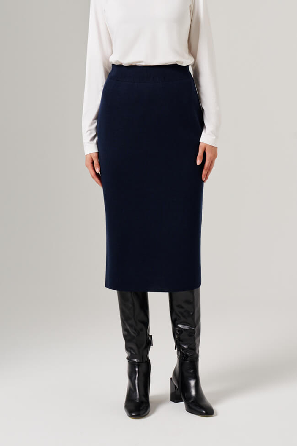 4865 Юбка женская (синий)