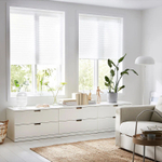 Комплект ЖАЛЮЗИ белый, 90х180 см, 2 шт, полиэстер