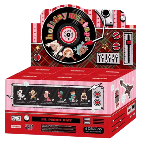 Рандомная фигурка Blind Box Pop Mart Lil Peach Riot Little Peach Holiday Suite Series Figurine