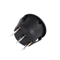 Кнопка круглая 6A/250V 10A/125V 3-контактный 3-позиционный поворотный переключатель типа "лодочка"