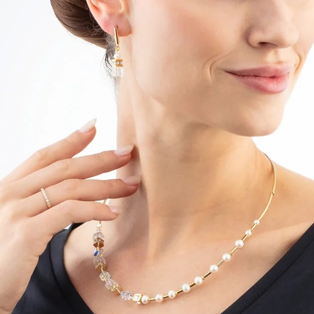 Колье Coeur de Lion White-Gold 1122/10-1416
