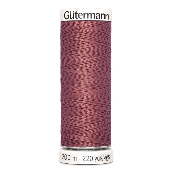 Нитки универсальные Gutermann Sew-all 100 (200 метров), 5 кат. | 474 турецкий розовый
