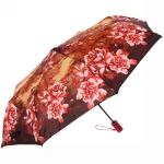 Зонт женский полуавтомат «Ultramarine - Олимпия», цвет микс, 8 спиц, d-100см, длина в слож. виде 30см