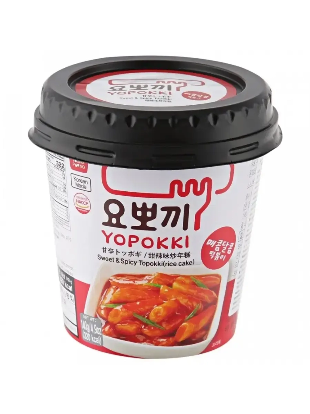 Рисовые палочки Topokki с остро-сладким соусом