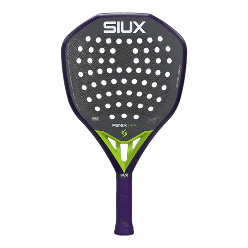 Ракетка для падел Siux Fenix Pro Glow Purple 2026 черно-фиолетовая