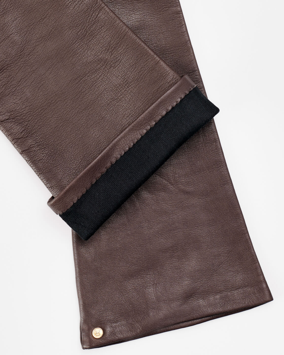 Перчатки из натуральной кожи