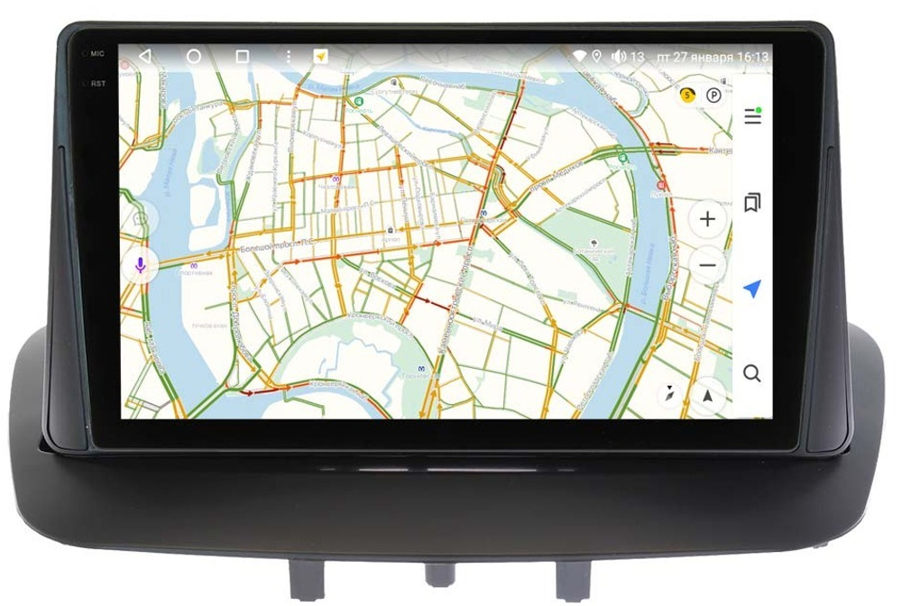 Магнитола для Renault Megane 3 2009-2017 - Vaycar VA63-0145-2K на Android 13, 8-ядер, 2K QLED, ТОП процессор, CarPlay, 4G SIM-слот